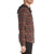 Tentree Fraser Button-Up Hoodie Fraser Stripe Red Mahogany