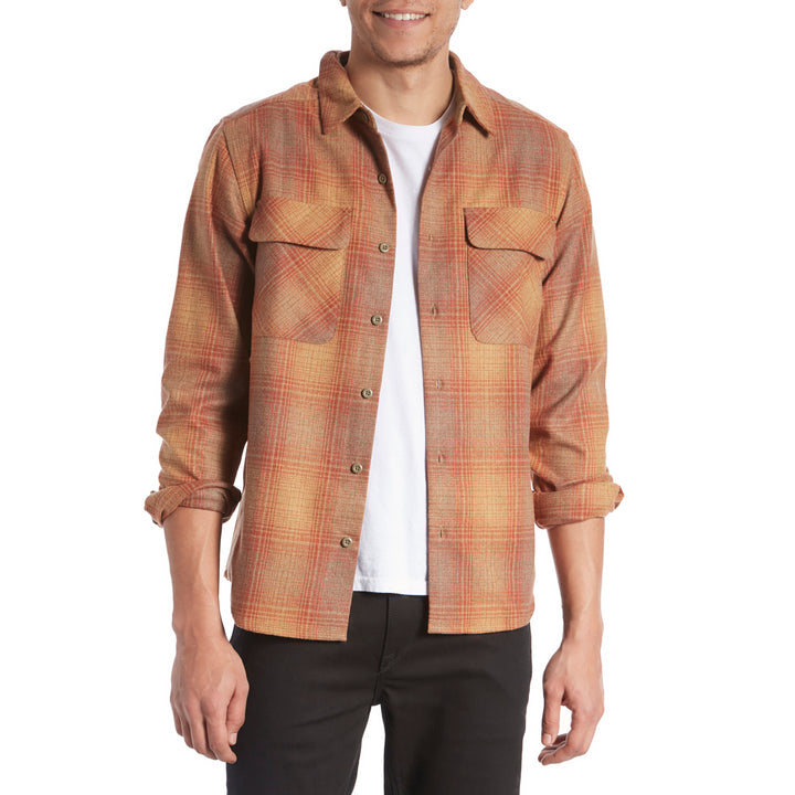 Patagonia Long-Sleeved Recyled Wool Shirt Naturalist: Wren Gold