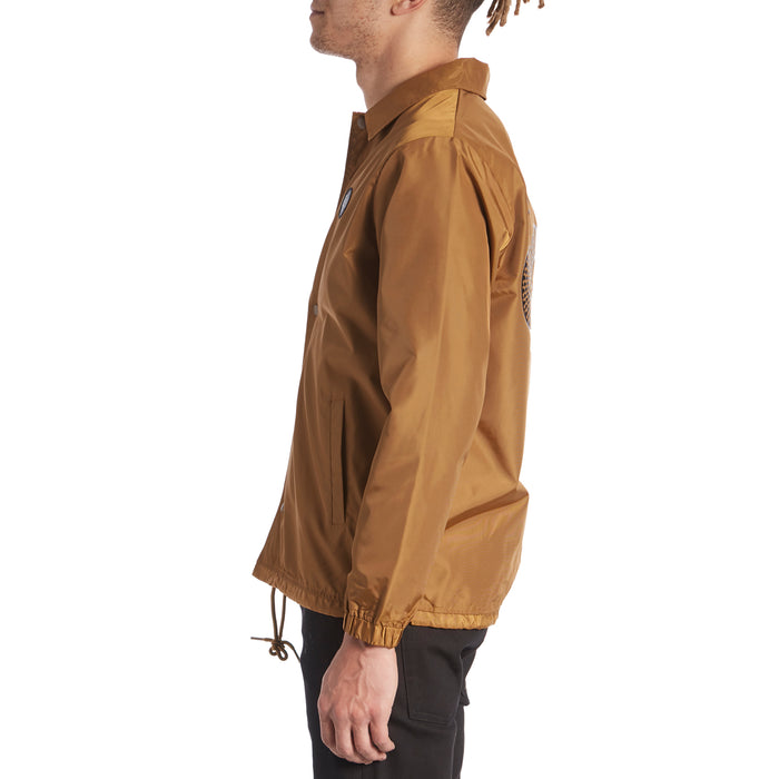 RVCA Berni Coaches Jacket Brass