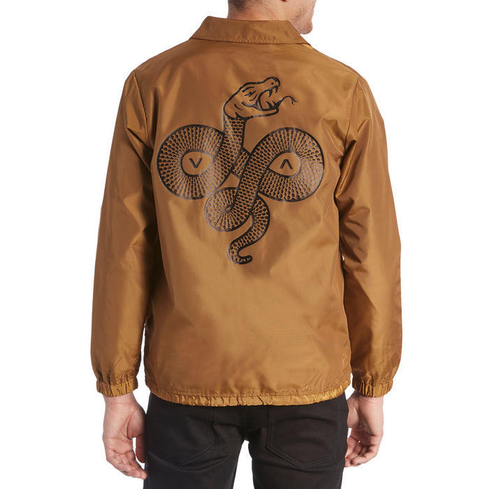 RVCA Berni Coaches Jacket Brass