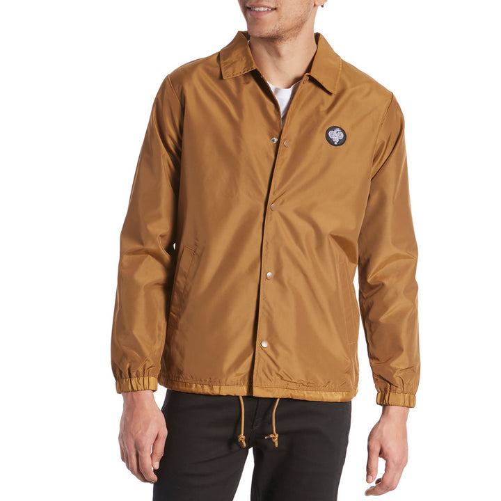 RVCA Berni Coaches Jacket Brass
