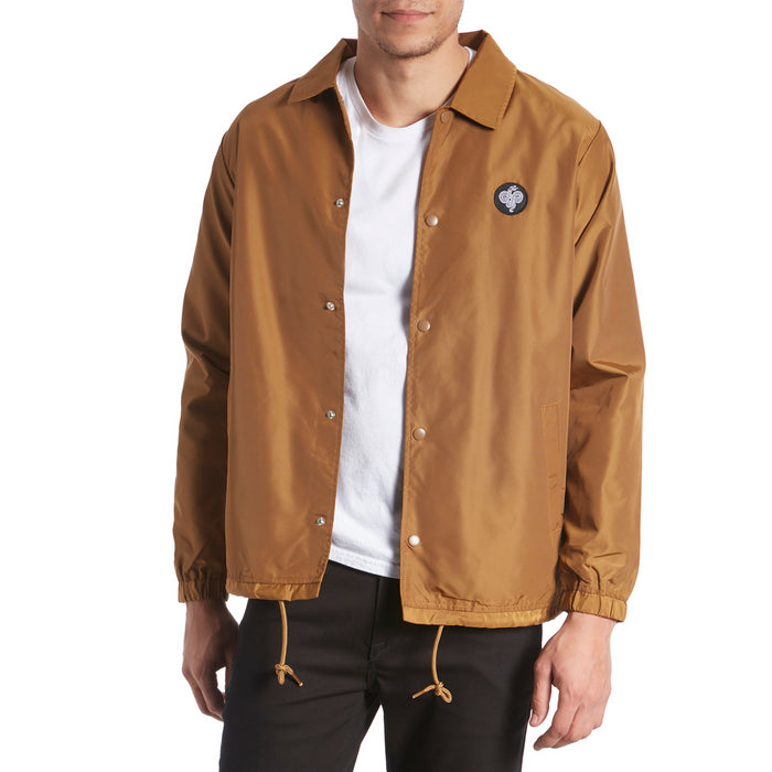 RVCA Berni Coaches Jacket Brass