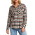 RVCA Aspen Plaid Flannel Shirt - Women's Black