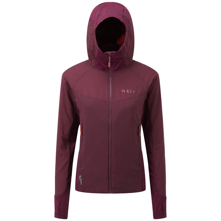 Rab® Alpha Flux Jacket - Women's Eggplant/Berry/Dark Horizon
