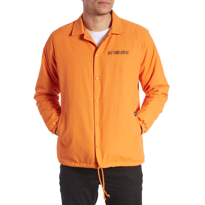 HUF Neue Marka Coaches Jacket Russet Orange