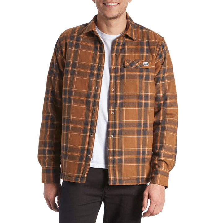 Helly Hansen LifaLoft™ Insulated Flannel Shirt Marmalade Plaid