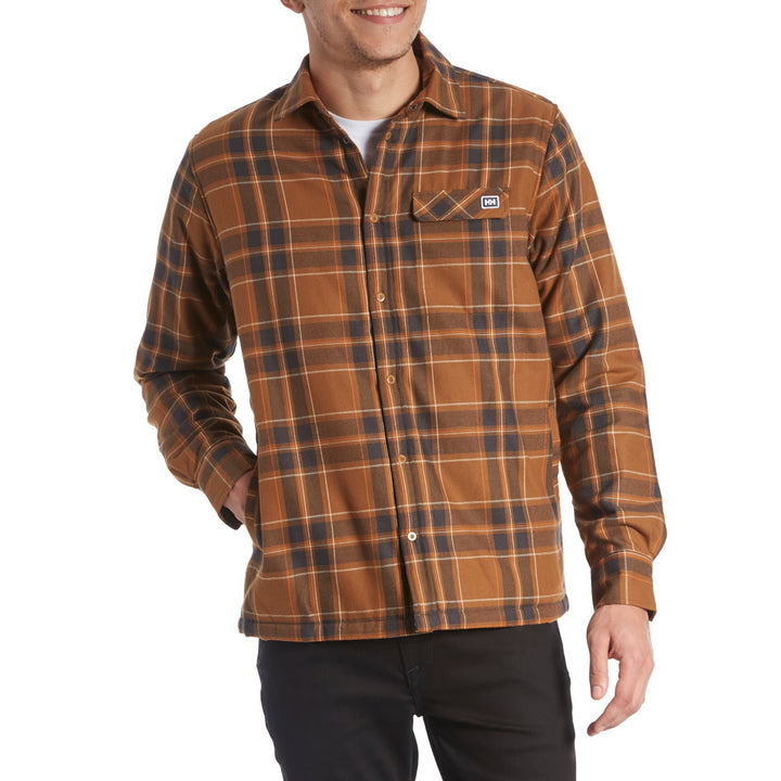 Helly Hansen LifaLoft™ Insulated Flannel Shirt Marmalade Plaid