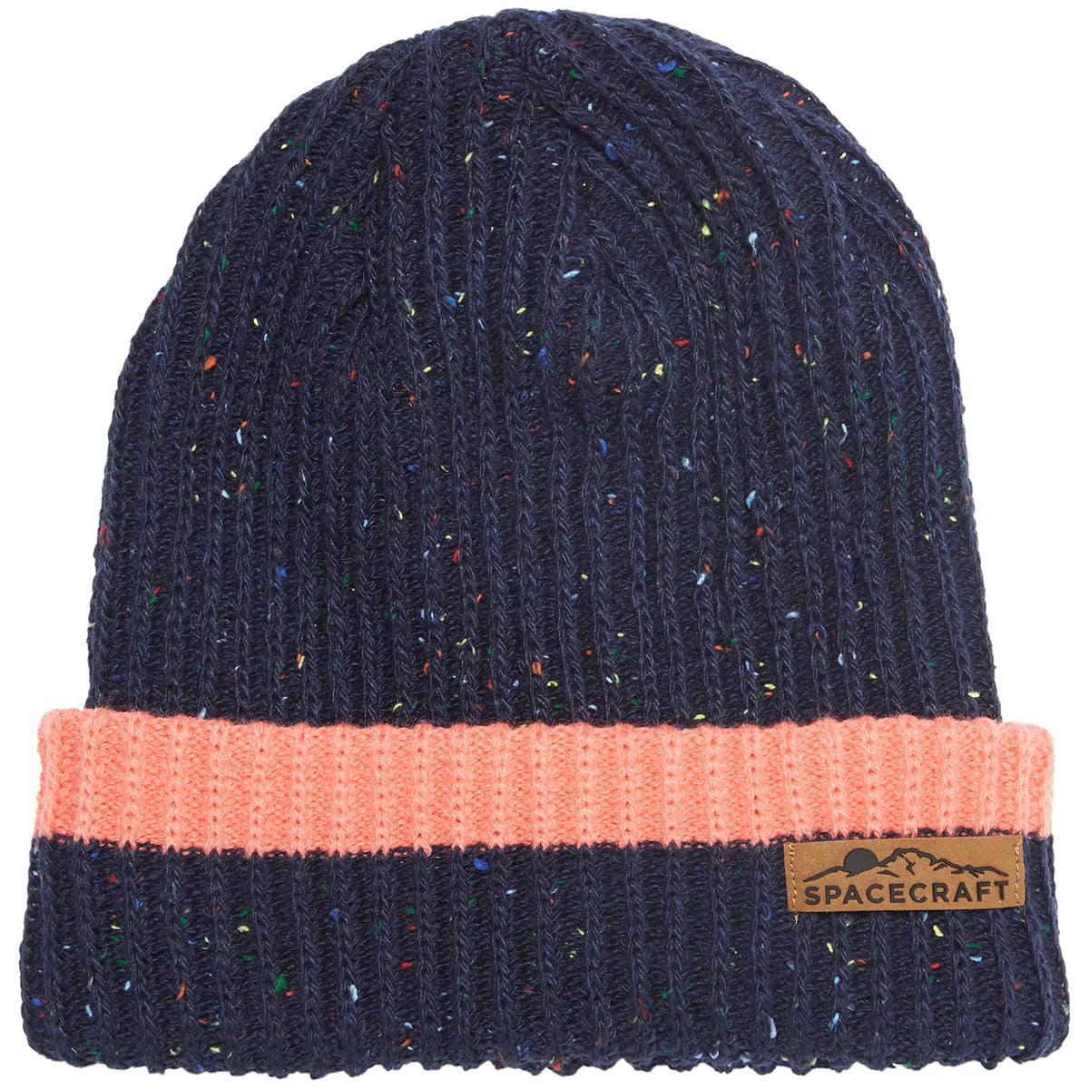 Spacecraft x evo Dock Speckle Beanie Navy Speckled Yarn
