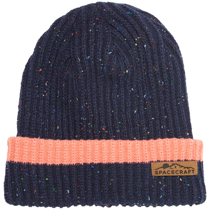 Spacecraft x evo Dock Speckle Beanie Navy Speckled Yarn