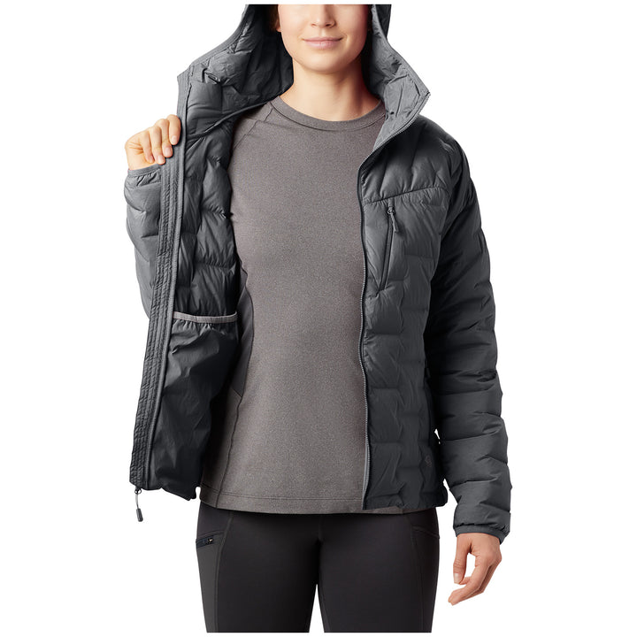 Mountain Hardwear Super/DS™ Stretchdown Hooded Jacket - Women's Dark Storm