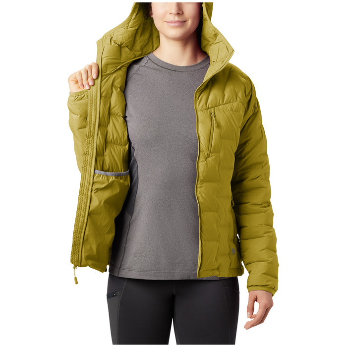 Mountain Hardwear Super/DS™ Stretchdown Hooded Jacket - Women's Dark Bolt