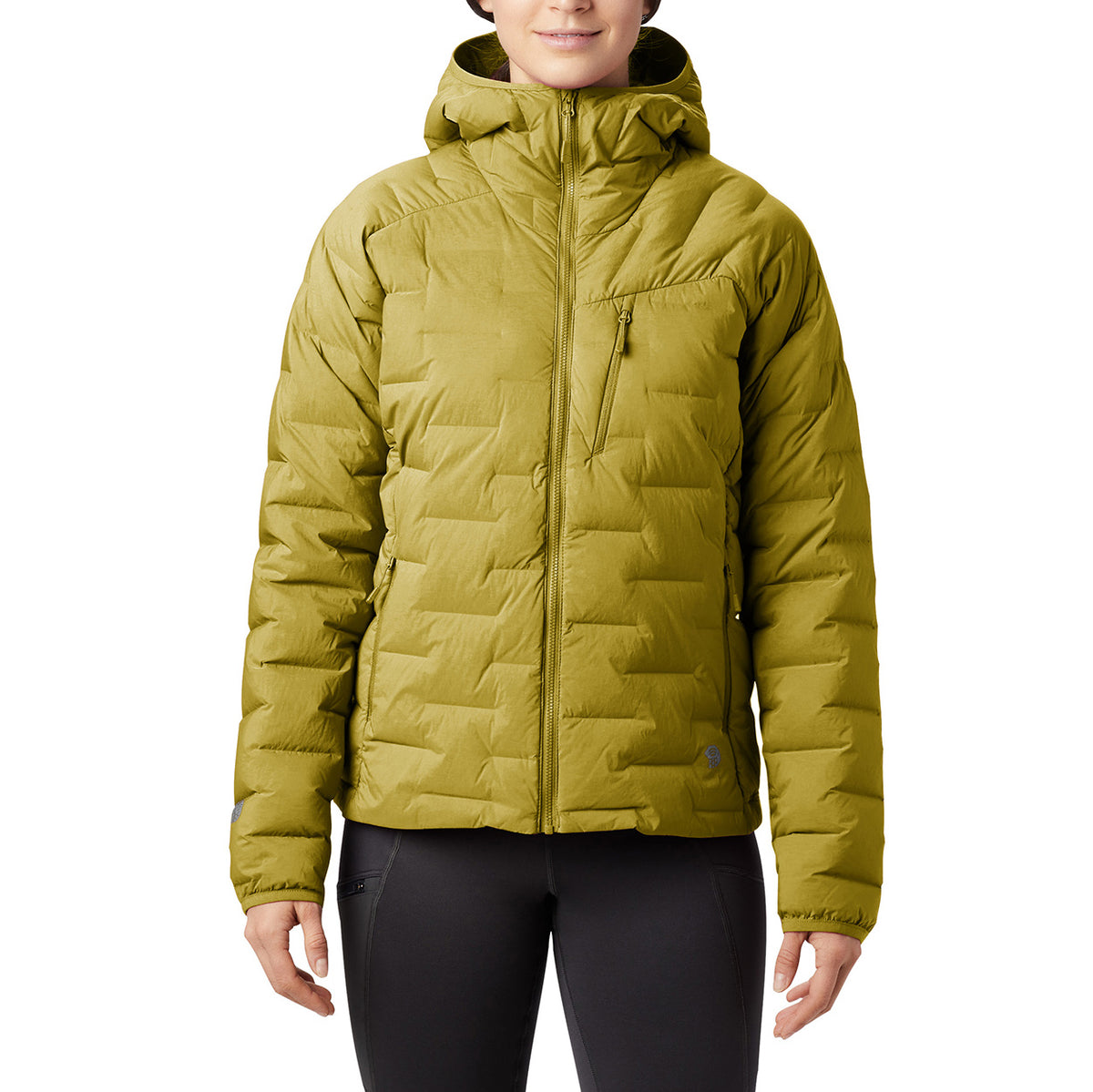 Mountain Hardwear Super/DS™ Stretchdown Hooded Jacket - Women's Dark Bolt