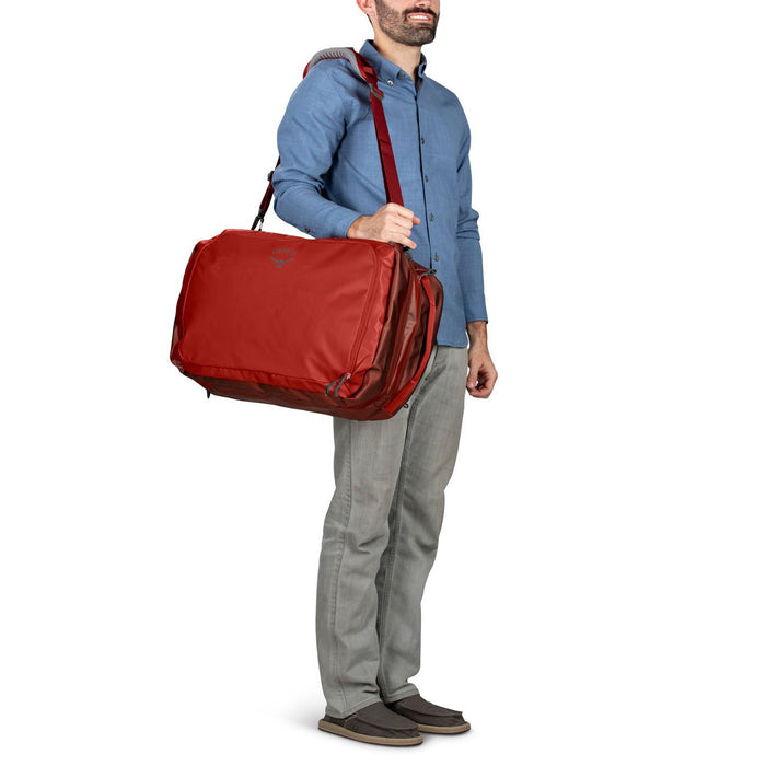 Osprey Transporter 44L Carry On Bag Ruffian Red