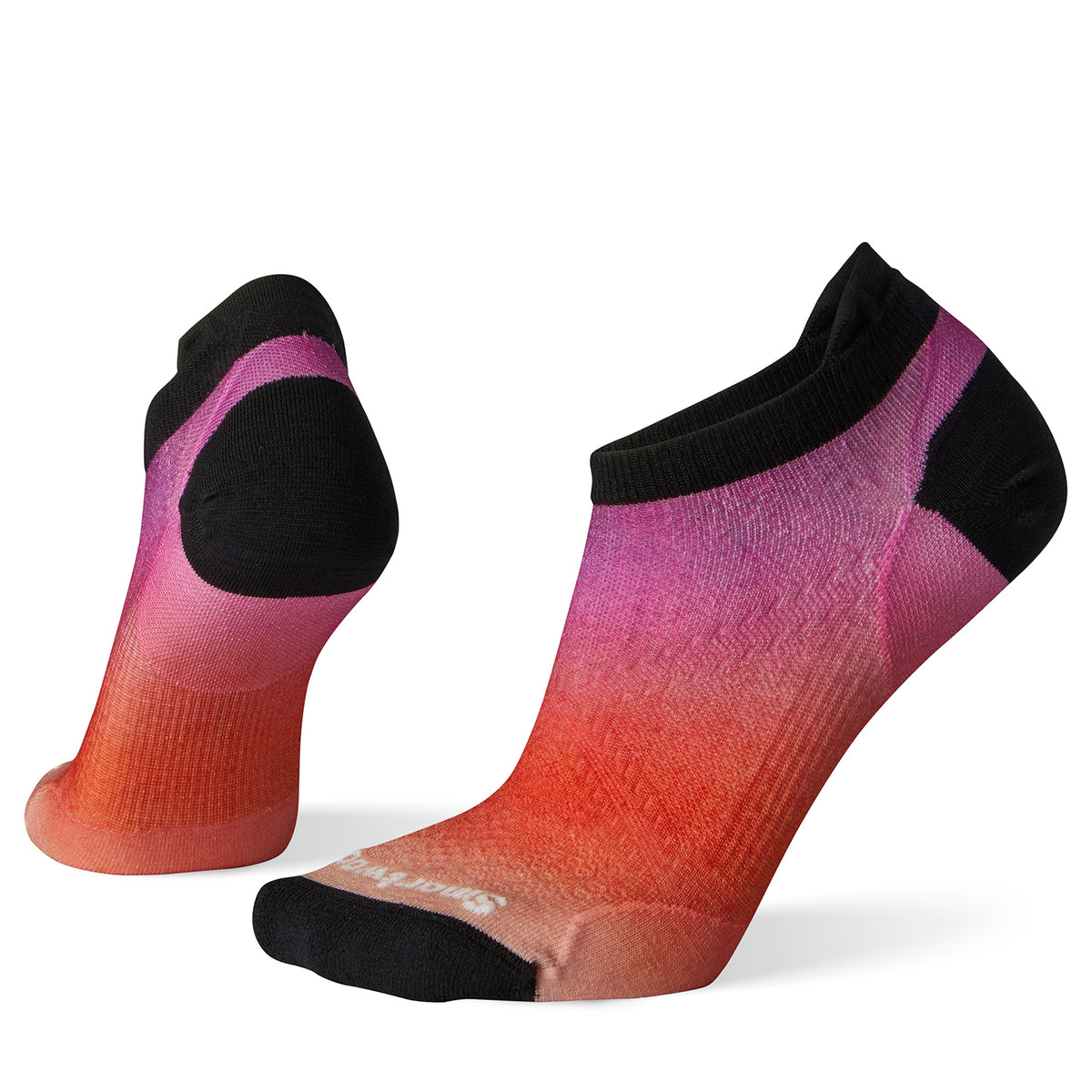 Smartwool PhD® Run Ultra Light Ombre Print Micro Socks - Women's Habanero