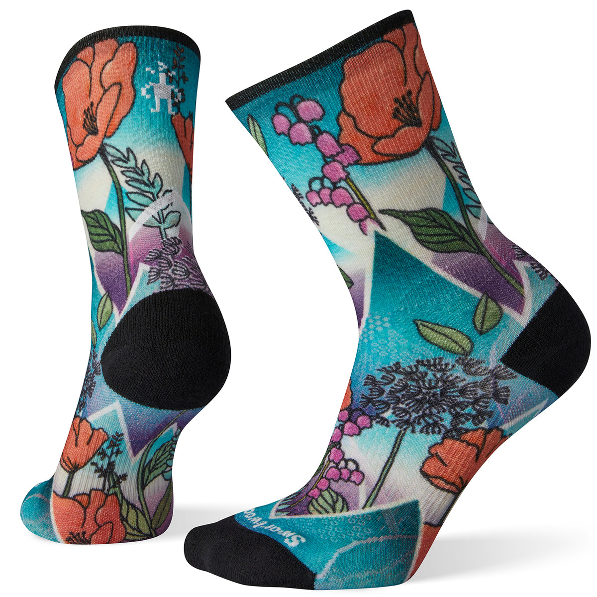 Smartwool PhD® Pro Endurance Print Crew Socks - Women's Capri