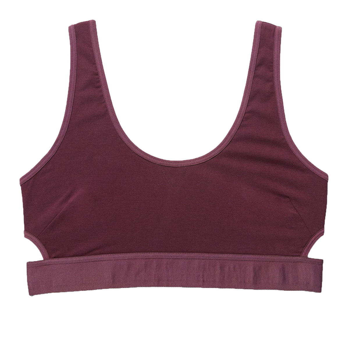 Richer Poorer Scoop Bralette - Women's Fig