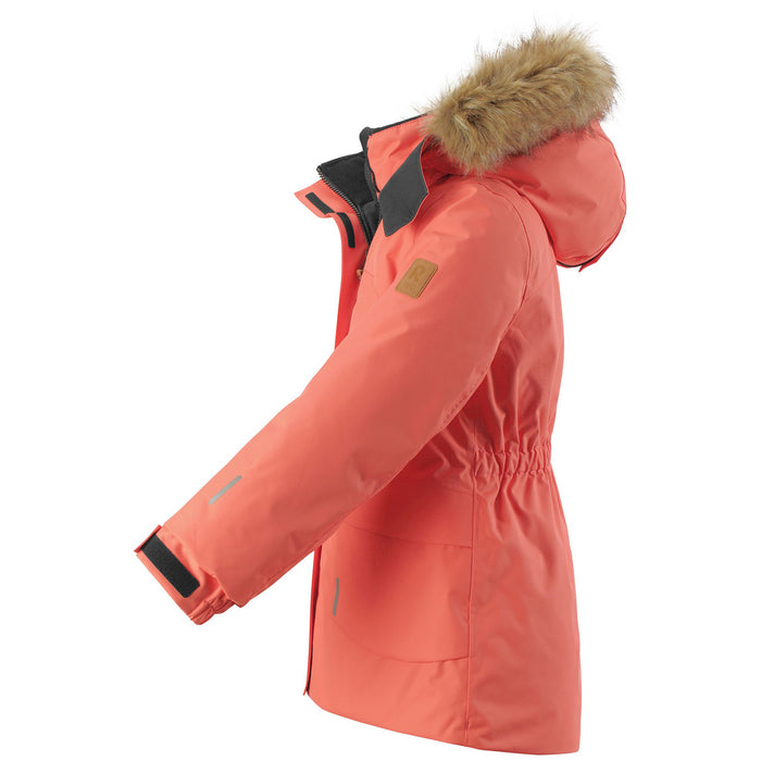 Reima Sisarus Jacket - Girls' Bright Salmon