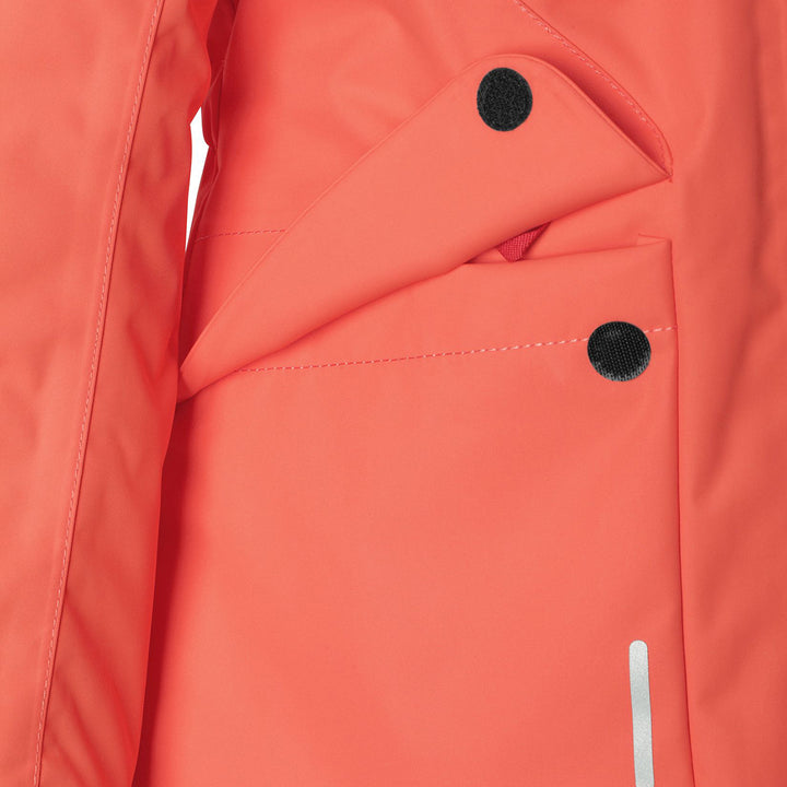 Reima Sisarus Jacket - Girls' Bright Salmon