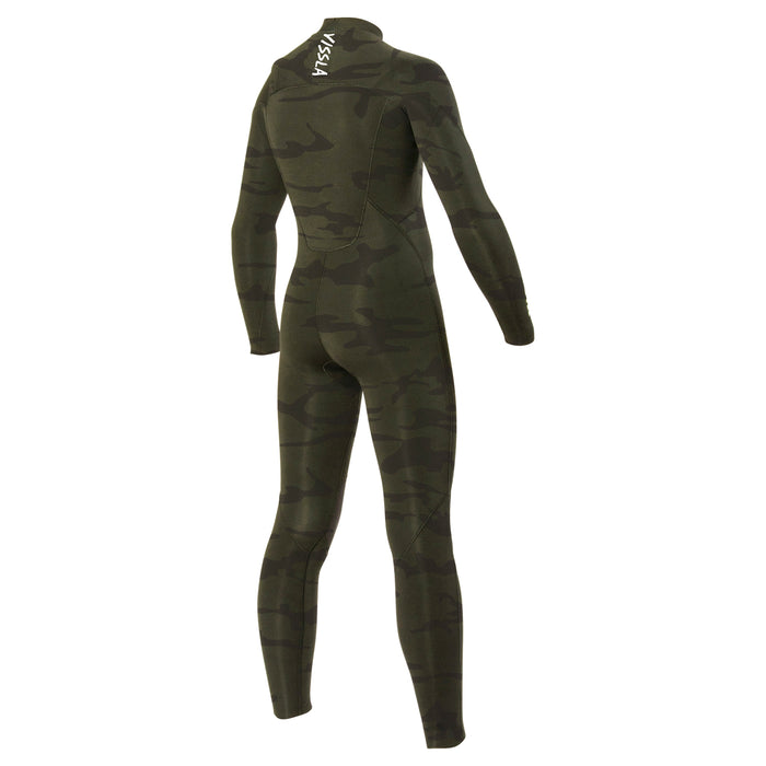 Vissla 3/2 7 Seas Chest Zip Wetsuit - Boys' Camo
