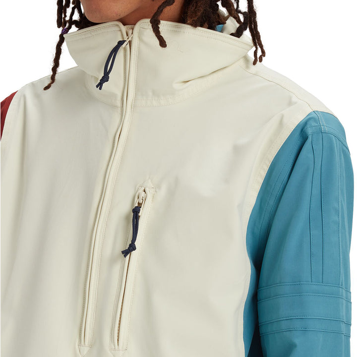 Burton Retro Anorak Almond Milk Multi