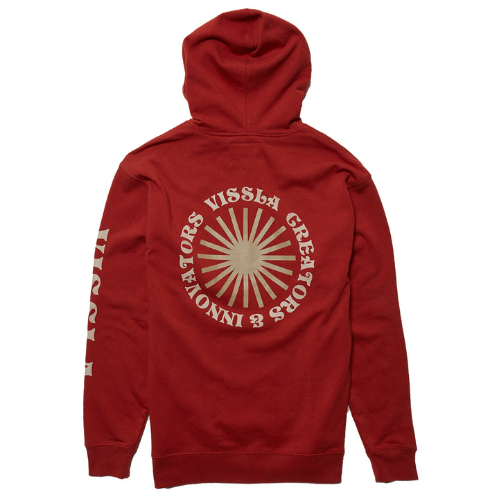 Vissla Coastal Hoodie Rusty Red