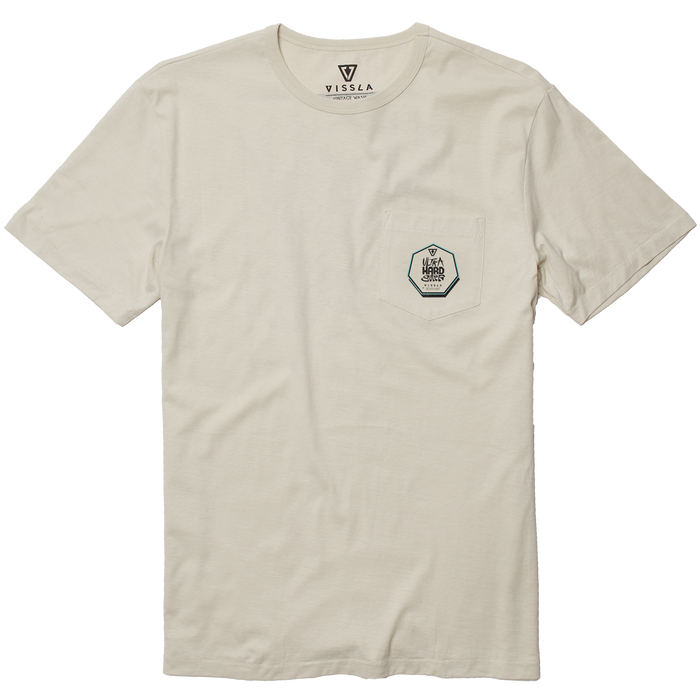 Vissla Backward Fin Beach Grit T-Shirt Bone