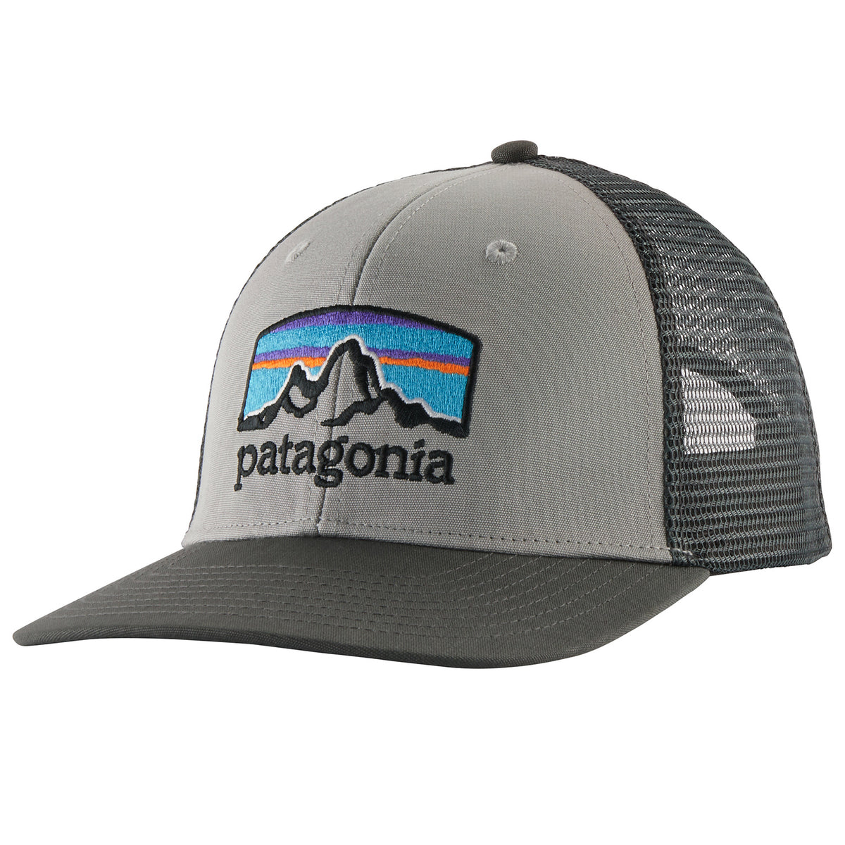 Patagonia Fitz Roy Horizons Trucker Hat Drifter Grey