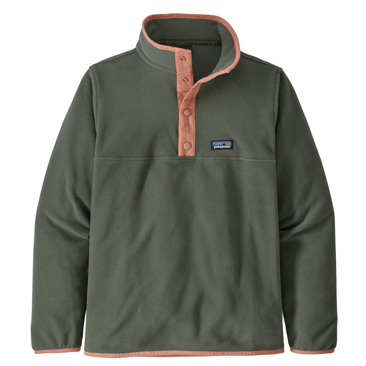 Patagonia Micro D Snap-T Fleece Pullover - Boys' Kale Green
