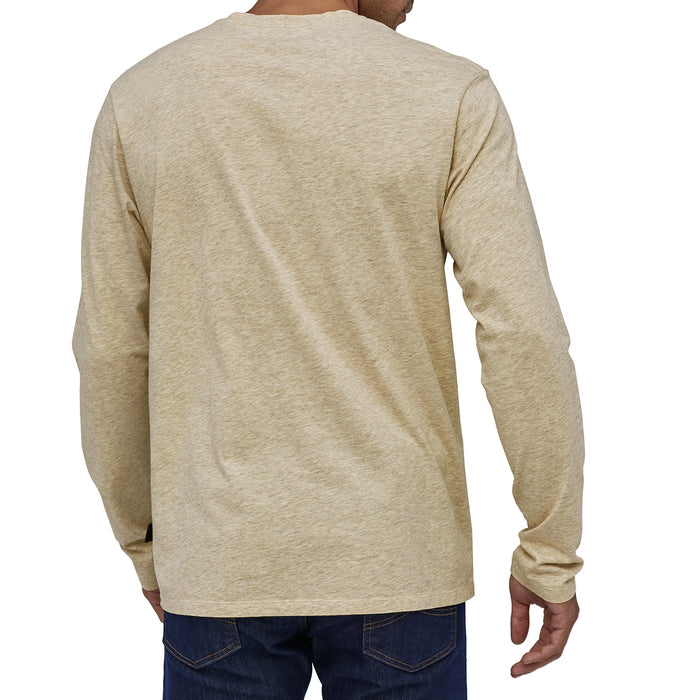Patagonia Long-Sleeve Organic Cotton Lightweight Henley Shirt Birch White