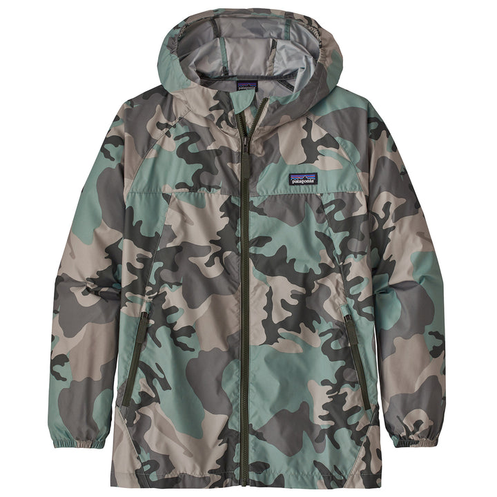 Patagonia Light & Variable Hoodie - Boys' River Delta Multi:Ellwood Green