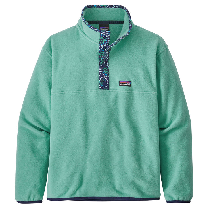 Patagonia Micro D Snap-T Fleece Pullover - Girls' Light Beryl Green