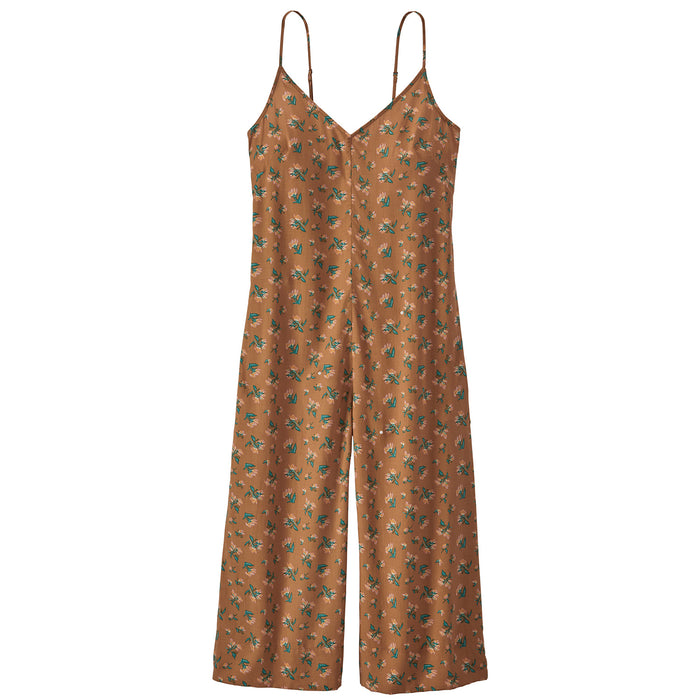 Patagonia June Lake Jumpsuit - Women's Sweet Peas: Umber Brown
