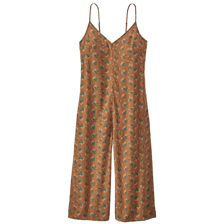 Patagonia June Lake Jumpsuit - Women's Sweet Peas: Umber Brown