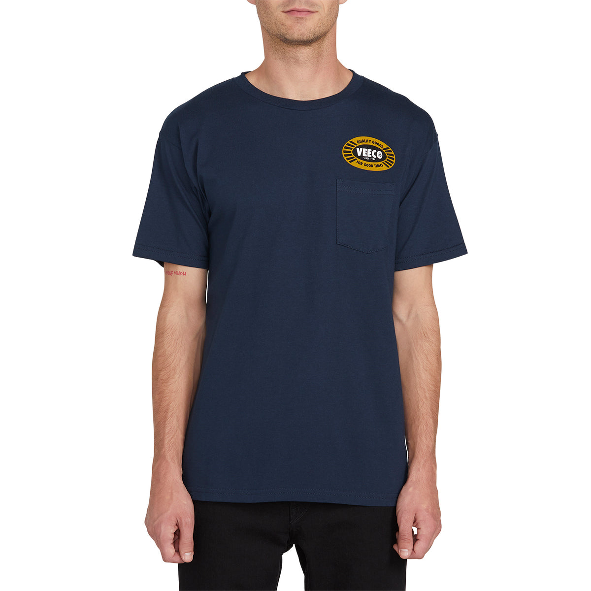 Volcom V-CO Pocket T-Shirt Navy