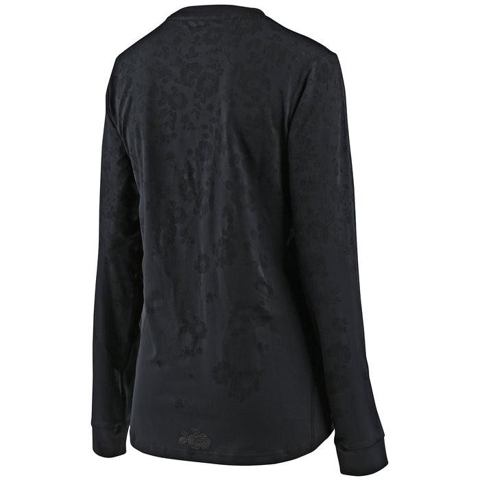 Troy Lee Designs Lilium L/S Jersey - Women's Floral Black