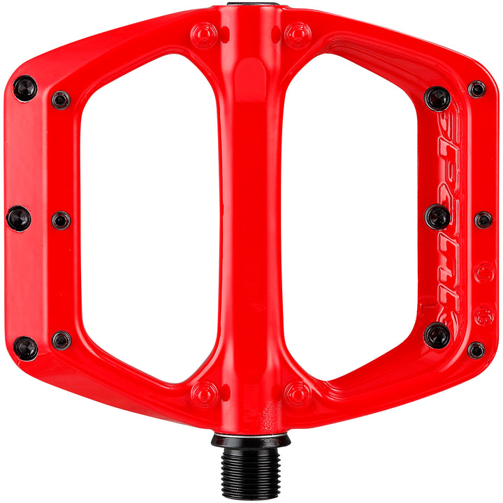 Spank Spoon DC Pedals Red