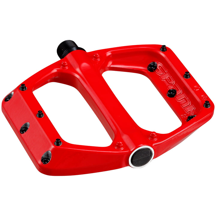 Spank Spoon DC Pedals Red