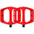Spank Spoon DC Pedals Red