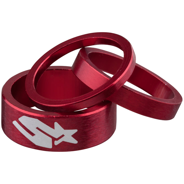 Spank Headset Spacer Kit Red