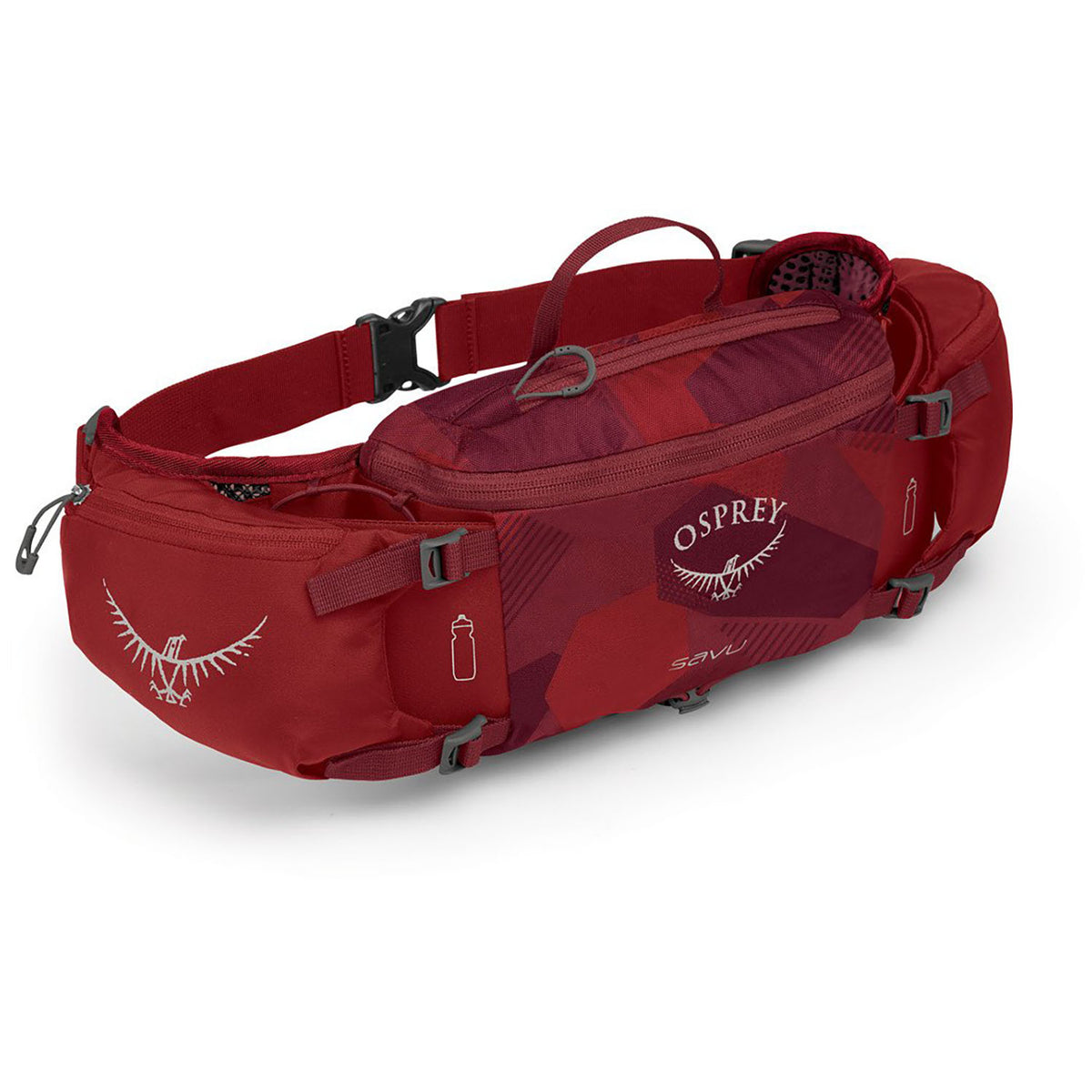 Osprey Savu Lumbar Bottle Pack Molten Red