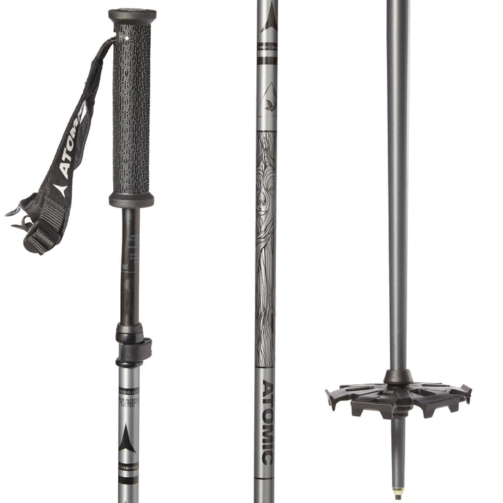 Atomic Backland FR Ski Poles 2027 Black