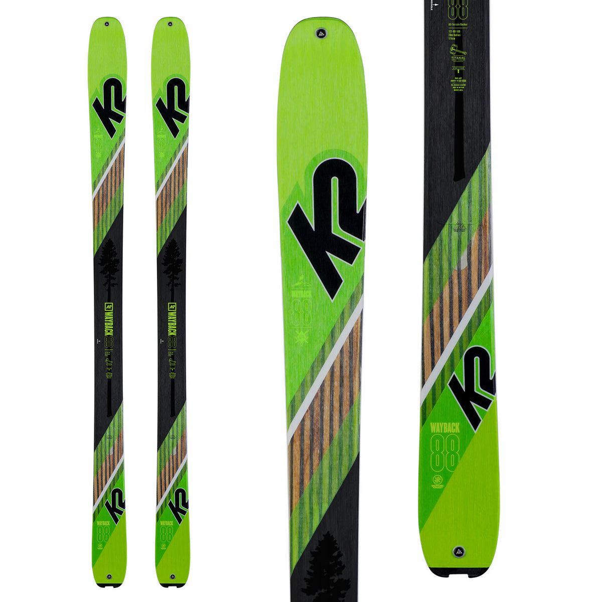 K2 Wayback 88 Skis 2019