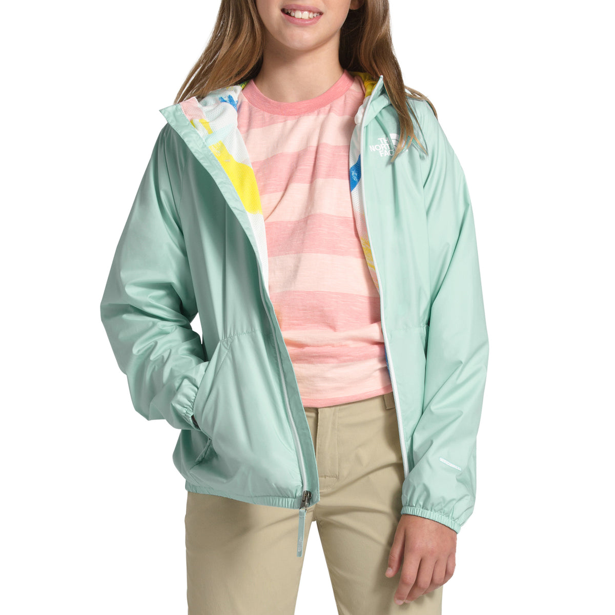 The North Face Windy Crest Hoodie - Girls' Coastal Green