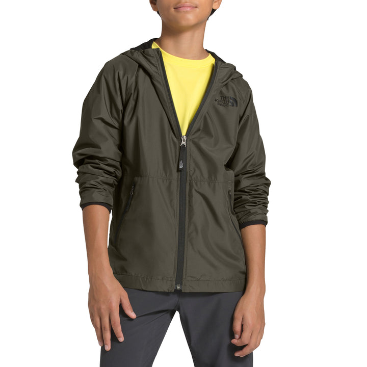 The North Face Windy Crest Hoodie - Boys' New Taupe Green