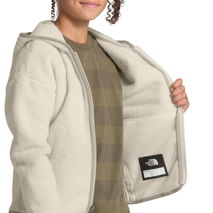 The North Face Camplayer Fleece Hoodie - Girls' Vintage White