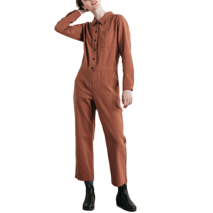 Bridge & Burn Burke Jumpsuit - Women's Clay Red