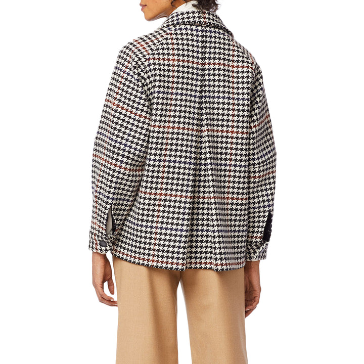 Pendleton Mara Jacket - Women's Ivory/Black Large Houndstooth