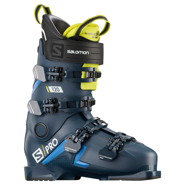 Salomon S/Pro 120 Ski Boots 2020 Blue/Race/Acid Green