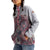 Burton Hearth Pullover - Women's Grey Heather/Dark Slate Crooked Kilim