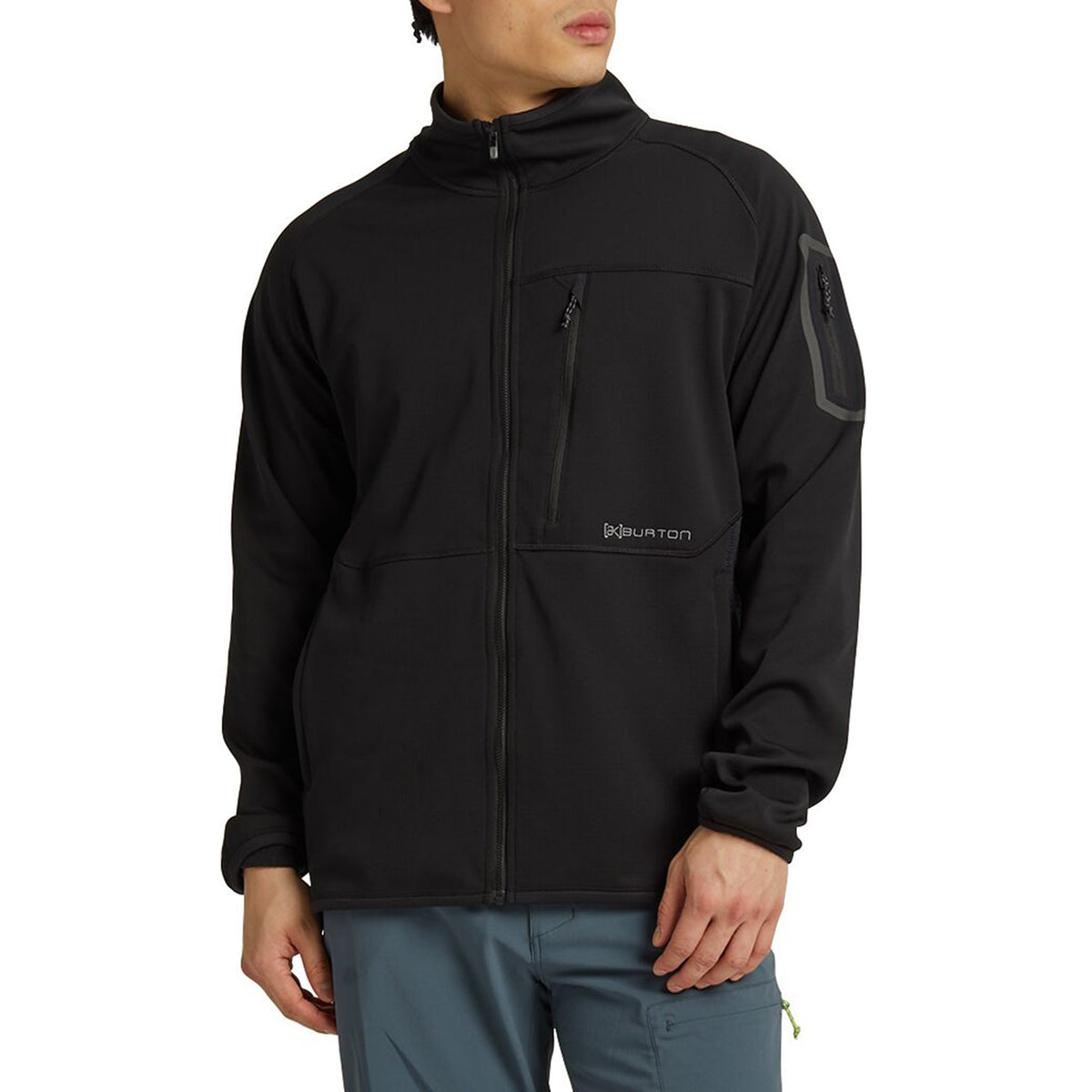 Burton AK Polartec® Grid Full-Zip Fleece True Black
